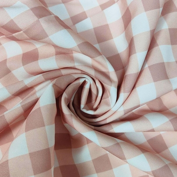 Pink and White Checkered Dress - Picture 5 of 8